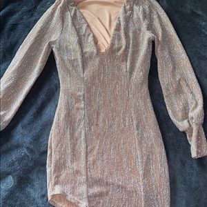 I'm The Moment Mini Dress - Nude